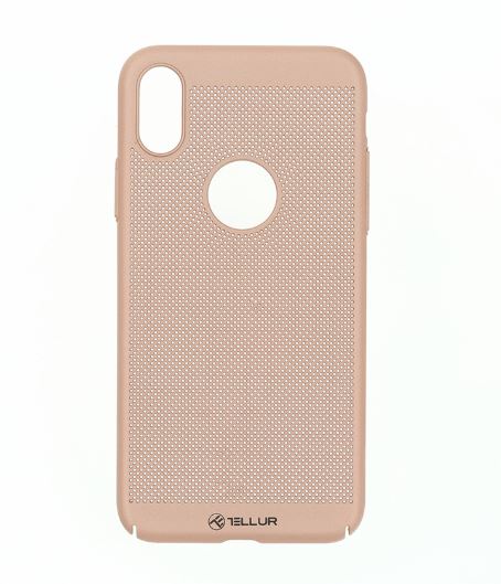 Рассеяние тепла крышки Tellur для iPhone X/XS, розовое золото