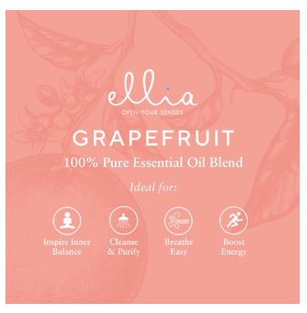 Ellia ARM-EO15GPF-WW Grapefruit 100% Pure Essential Oil - 15ml