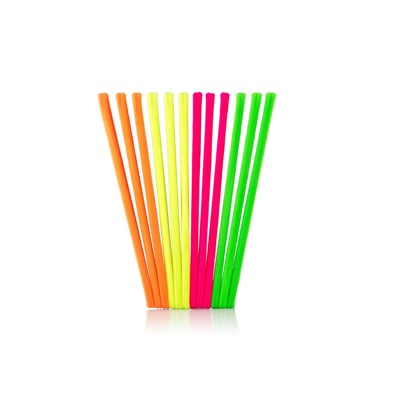 Elastic bands for hair ties, neon LABOR PRO 12 pcs.
