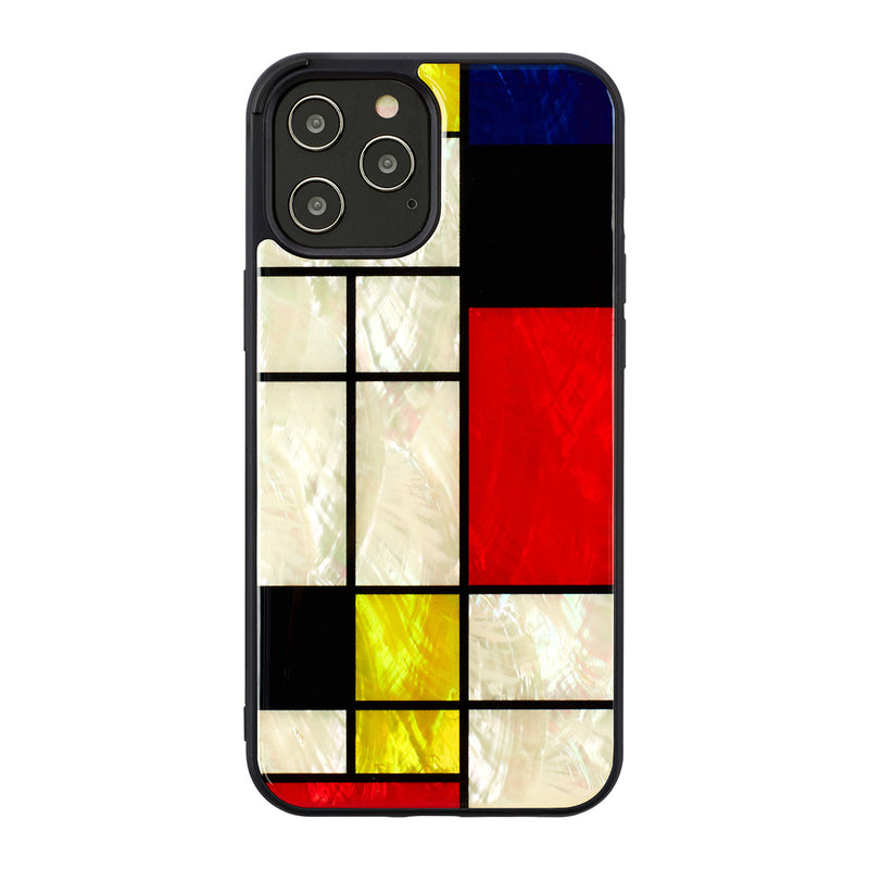 Чехол iKins для Apple iPhone 12 Pro Max mondrian черный