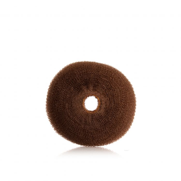 Extra large, brown sponge for the tail with an elastic band, Ø 16 cm