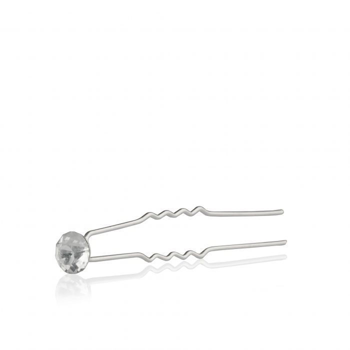 Inserted hair clips with zircon, 20 pcs. LABOR PRO