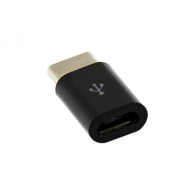 Sbox Micro USB 2.0 F. -&gt; TYPE C M. черный AD.USB-C B
