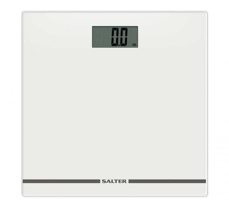 Salter 9205 WH3RLarge Display Glass Electronic Bathroom Scale - White