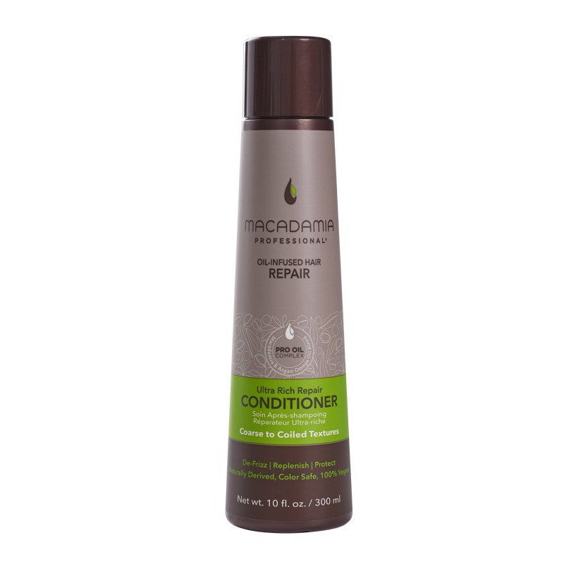 Extra moisturizing conditioner for dry, damaged hair, Macadamia Ultra Rich Repair Conditioner, MAM200300, 300 ml
