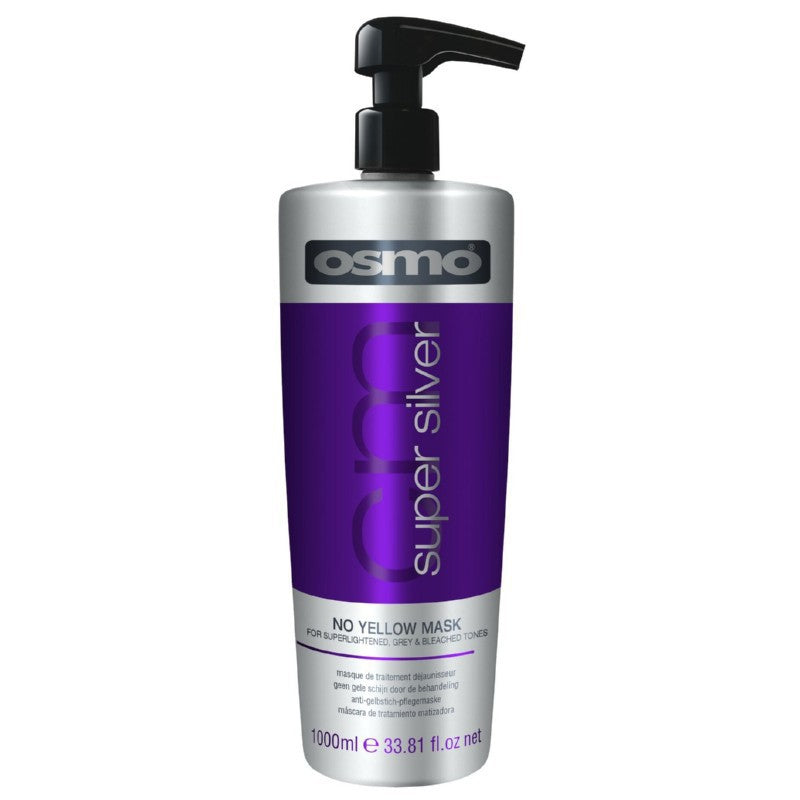 Especially graying hair mask Osmo Super Silver No Yellow Mask OS064093, 1000 ml + gift Previa hair product
