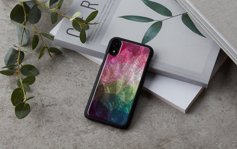 iKins SmartPhone case iPhone XR water flower black