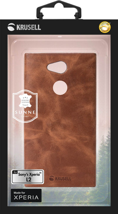 Krusell Sunne Cover Sony Xperia L2 vintage cognac