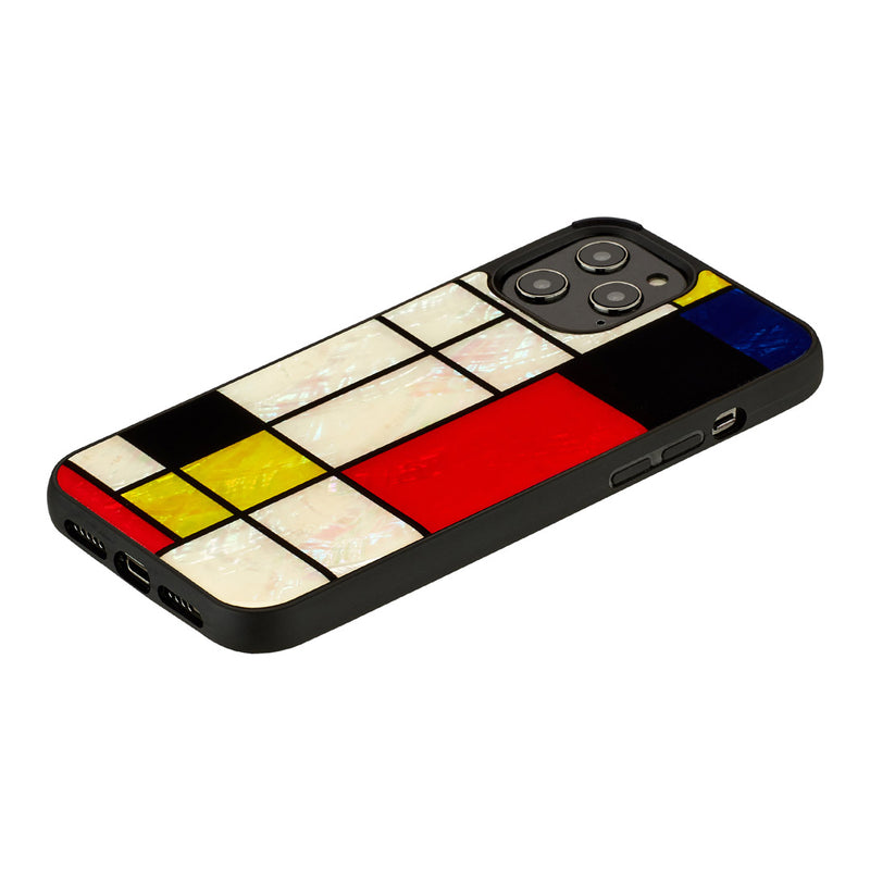 Чехол iKins для Apple iPhone 12 Pro Max mondrian черный