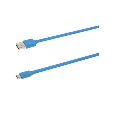 Кабель для передачи данных Tellur, USB — Micro USB, синий, 1 м.