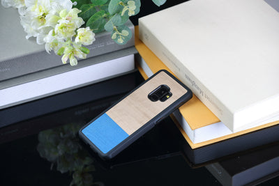 MAN&amp;WOOD Чехол для смартфона Galaxy S9 голубиный черный