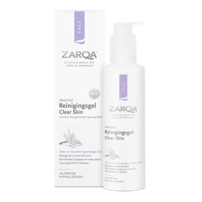 Zarqa clear skin cleanser for acne-prone skin 200ml + gift