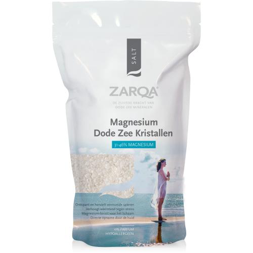 Соль Мертвого моря Zarqa с кристаллами чистого магния 1кг + косметический продукт Previa в подарок