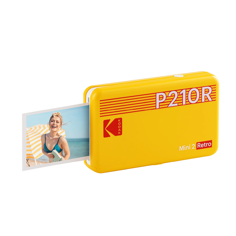 Принтер мгновенной печати фотографий Kodak Mini 2 Retro, желтый