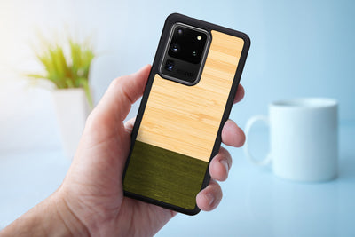 MAN&amp;WOOD case for Galaxy S20 Ultra bamboo forest black