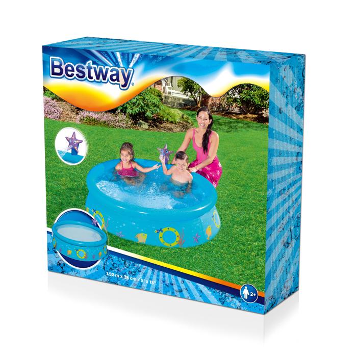 Bestway 57326 My First Fast Set Spray Pool