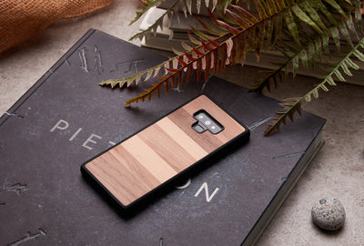 MAN&amp;WOOD Чехол для смартфона Galaxy Note 9 sabbia черный