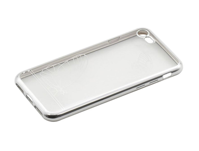 Силиконовый чехол Tellur для iPhone 7 Butterfly Silver