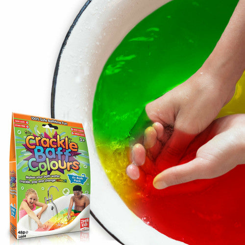 Zimpli Kids CRACKLE BAFF Colours Skirtingų spalvų kristalų rinkinys voniai