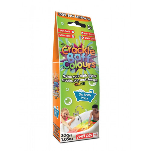 Zimpli Kids CRACKLE BAFF Colours Skirtingų spalvų kristalų rinkinys voniai