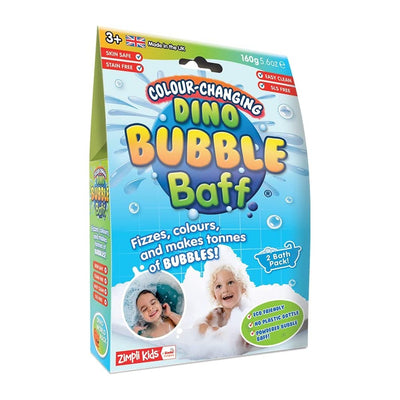 Zimpli Kids Dino Baff Пена для ванн с пеной, синяя, 160 г 
