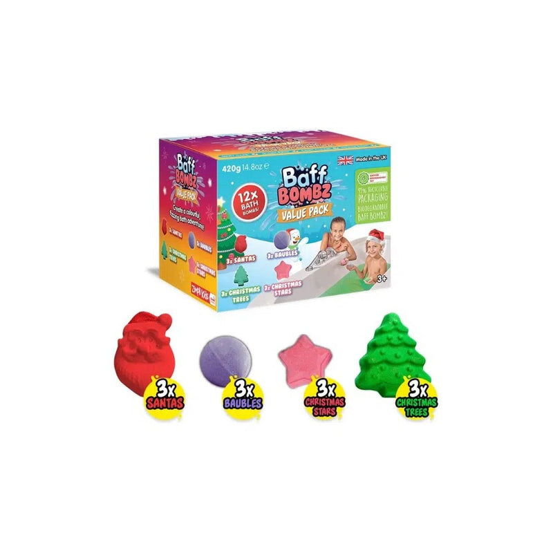 Zimpli Kids шипучие бомбочки для ванны Christmas Value Pack, 12 шт. 