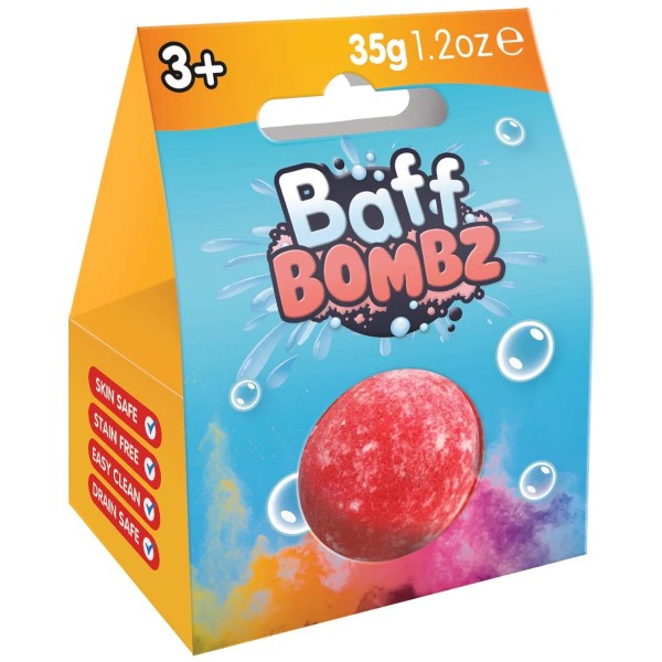 Zimpli Kids шипучая бомбочка для ванны, 35 г (1 шт.), вкл. цвета 