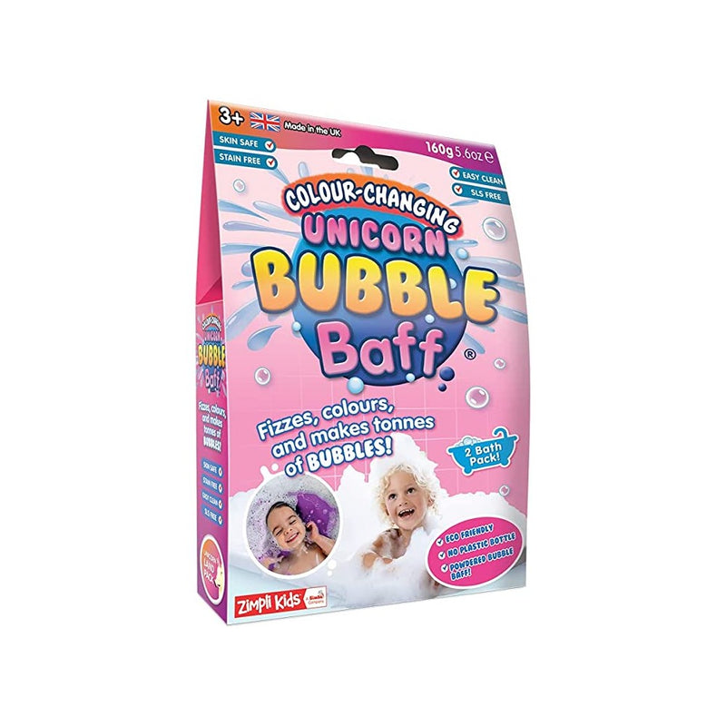 Zimpli Kids Unicorn Baff Bubble bath foam pink, 160 g 