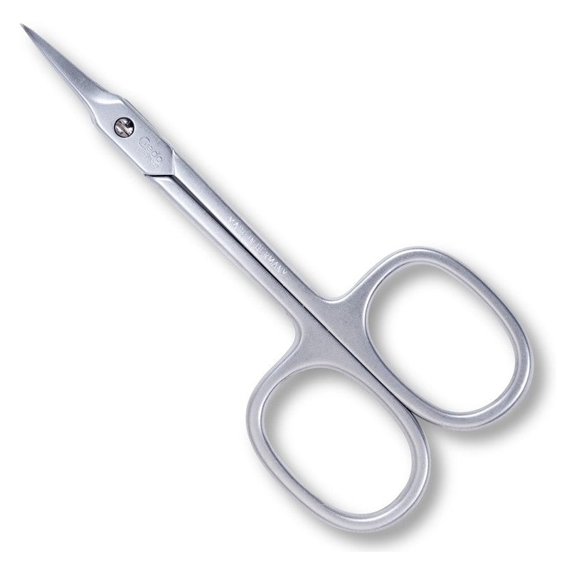 Scissors for cuticles Credo CRE10518, pointed end, matte, chrome