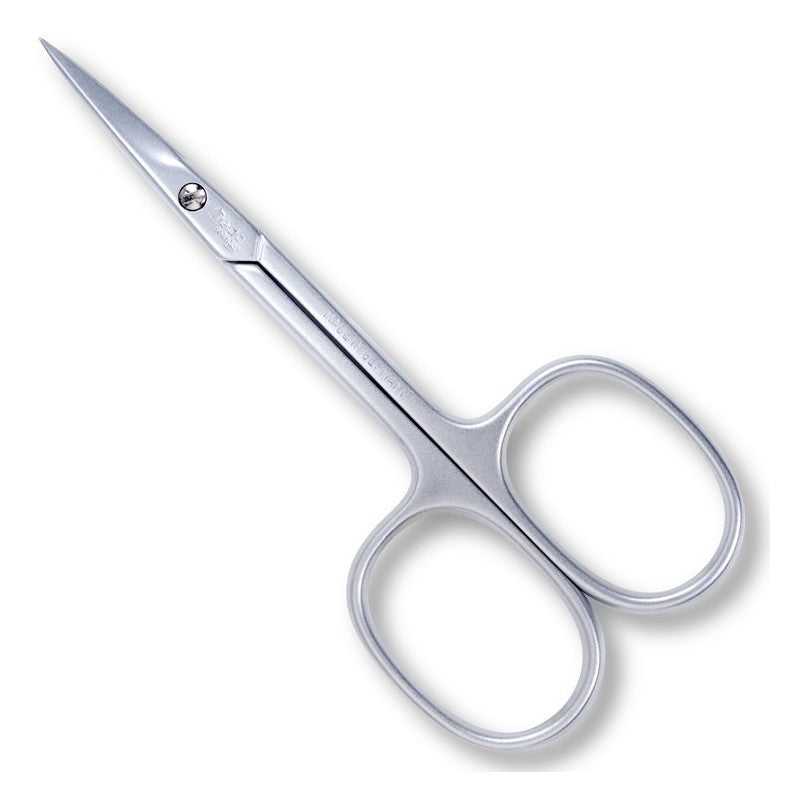 Cuticle scissors Credo CRE11018, curved, matte, chrome
