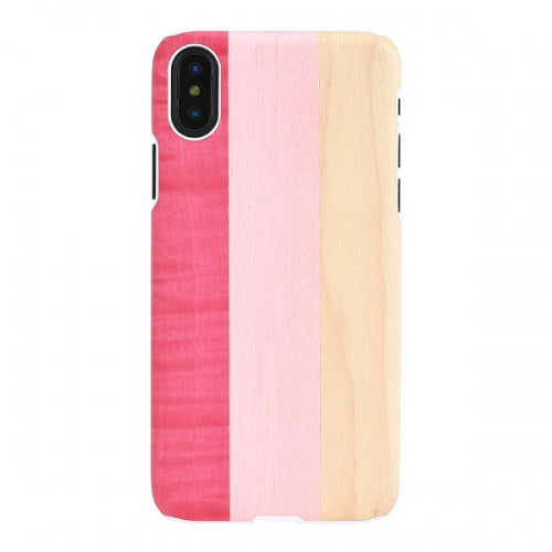 MAN&amp;WOOD SmartPhone case iPhone X/XS pink pie white