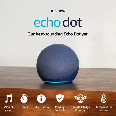 Amazon Echo Dot (5-е поколение) Депп Sea Blue