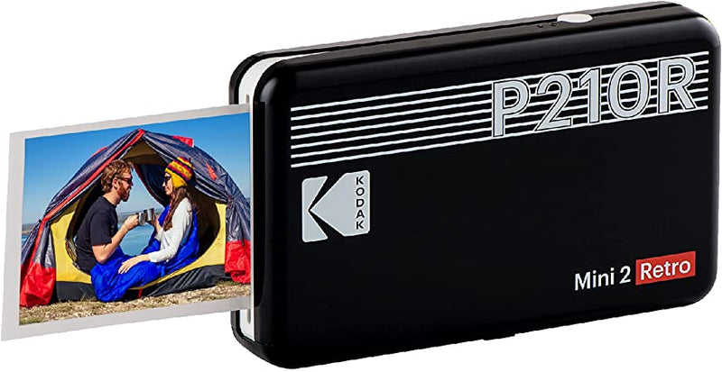 Мгновенный фотопринтер Kodak Mini 2 Retro, черный