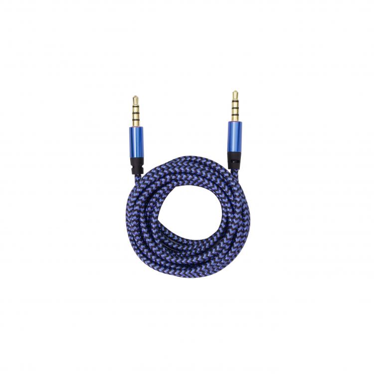 Sbox 3535-1.5BL AUX-кабель 3,5–3,5 мм, черничный синий