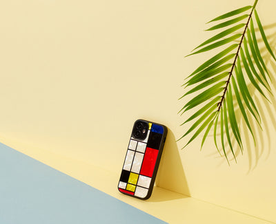 Чехол iKins для Apple iPhone 12 mini mondrian черный